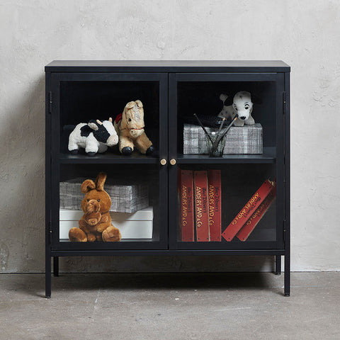 CARMEL Sideboard 2 Doors 90cm - Black - innovatec.com.au