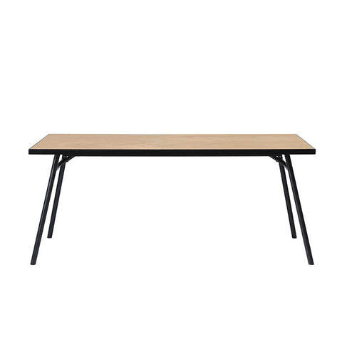 CALVI Dining Table 180cm -  Natural/Black - innovatec.com.au