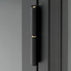 CARMEL Glass Cabinet 110x140cm - Black