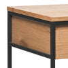 RIVOLI Side Table - Natural Oak / Black
