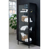 CARMEL Display Cabinet 57x160cm - Black