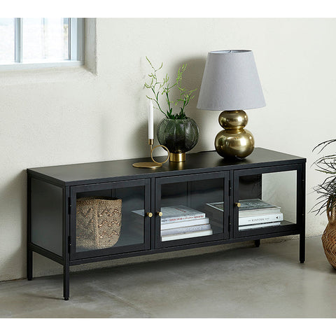 CARMEL Entertainment TV Unit 132cm - Black - innovatec.com.au