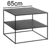 PEBBLE Coffee Table 65x65cm - Black