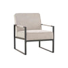 CALIBRA Single Seater Lounge Chair - Black & Grey