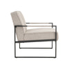 CALIBRA 2 Seater Sofa - Black & Grey