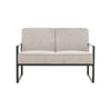 CALIBRA 2 Seater Sofa - Black & Grey