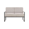 CALIBRA 2 Seater Sofa - Black & Grey