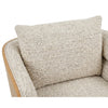 WEAVER Swivel Lounge Chair - Bentwood Oak & Beige