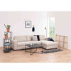 KOLINA Glass Coffee Table 80cm - Black