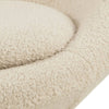 CENTER Boucle Lounge Arm Chair - Cream