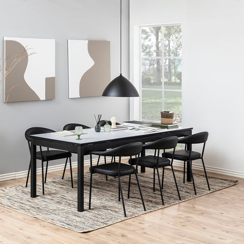 LAVA Dining Chair - Black - innovatec.com.au