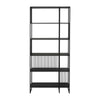STRINGTON Bookcase Display Unit 85cm - Black