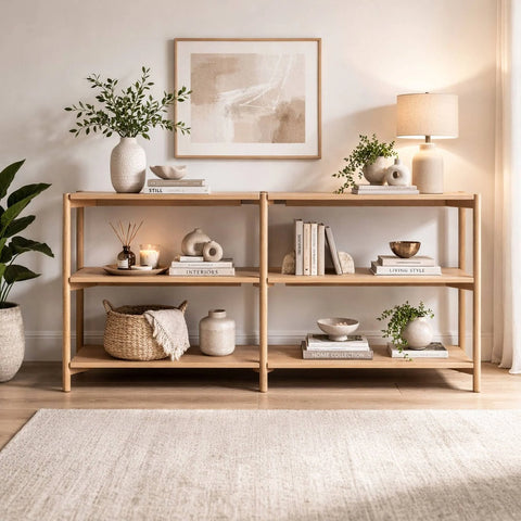 BRAIDWOOD Bookcase 169cm - Oak