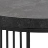 STRINGTON Round Coffee Table 65cm - Black