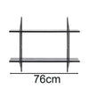 RYDEN Display Unit 76cm - Black & Paulownia Colour