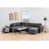 DARIEN Marble Coffee Table 115cm - White & Black
