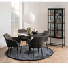 TITAN Round Dining Table 110cm - Black