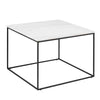 LUCIO Marble Coffee Table 60cm - White