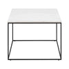 LUCIO Marble Coffee Table 60cm - White