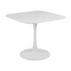MARTA Square Dining Table 90cm - White