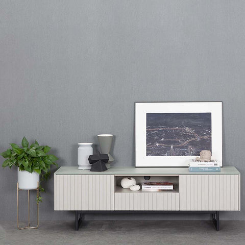 AKARI Entertainment TV Unit 160cm - Light Grey - innovatec.com.au