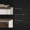 ANDERS Executive Desk Reversible Return 2.2M - Hazelnut & Beige