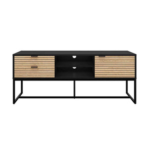 ODENCE Entertainment TV Unit - 150cm - Natural & Black