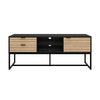 ODENCE Entertainment TV Unit - 150cm - Natural & Black