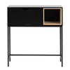 BATLEY Study Desk Console 91.5cm - Black & Natural