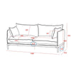 SINCLAIR 2 Seater Sofa in Grey