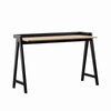 YARA Study Desk 118cm - Black & Natural