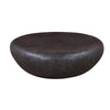 TREVINO Microcement Round Coffee Table 100cm - Charcoal