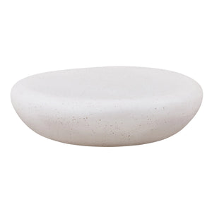 TREVINO Microcement Round Coffee Table 100cm - Off-White