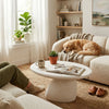TREVINO  Side Table 79cm - Off-White