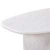 TREVINO Microcement Oval Dining Table 200cm - Off-White