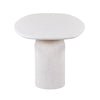 TREVINO Microcement Oval Dining Table 200cm - Off-White
