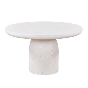 TREVINO  Round Dining Table 130cm - Off-White