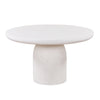 TREVINO  Round Dining Table 130cm - Off-White