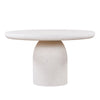 TREVINO  Round Dining Table 130cm - Off-White