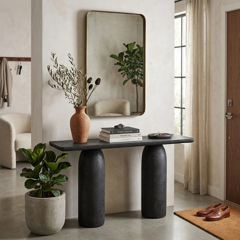 TREVINO Console Table 150cm - Charcoal - innovatec.com.au