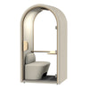 DUKE Single Seater Acoustic Office Silent Booth Pod - Beige