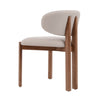 BERLY Dining Chair - White & Oak