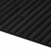 WOODFLEX Flexible Wooden Slat Wall Panel - Black - 2700mm x 600mm - Half Round 27mm