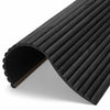 WOODFLEX Flexible Wooden Slat Wall Panel - Black - 2700mm x 600mm - Half Round 27mm