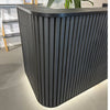 HALO Reception Desk 180cm - Black
