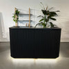 HALO Reception Desk 180cm - Black