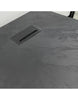 ARTO Black Executive Office Desk with Reversible Return 180-200cm - Black Concrete