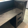 HALO Reception Desk 180cm - Black