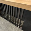 AFTAN BLACK HAWK Limited Edition - Executive Desk Pedestal & Left Mobile Return 180cm - Warm Oak &Black