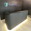 HALO Reception Desk 180cm - Black